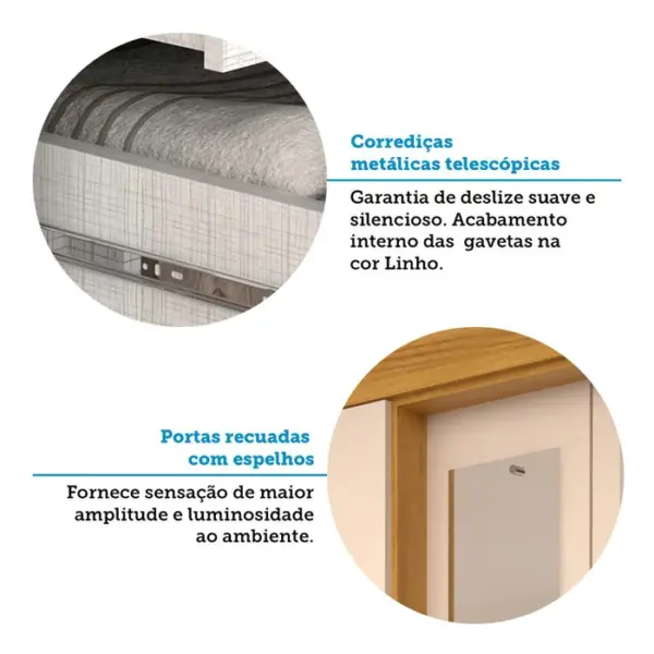 ROUPEIRO ACP DEBORA 6 PTS 9 GAV C/ESP - NATURE/OFF WHITE - Image 4