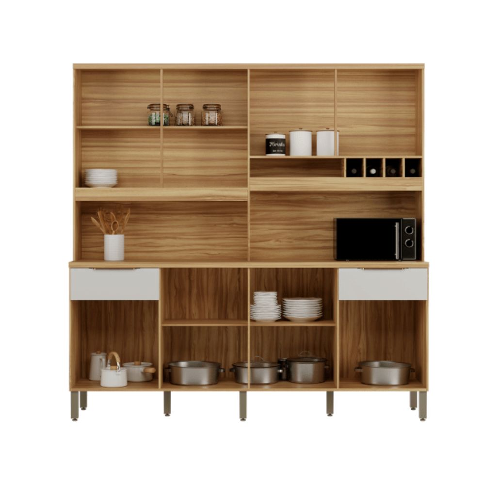 KIT RIODOCE CONCORD 08 PTS AMENDOA/OFF WHITE - Image 2