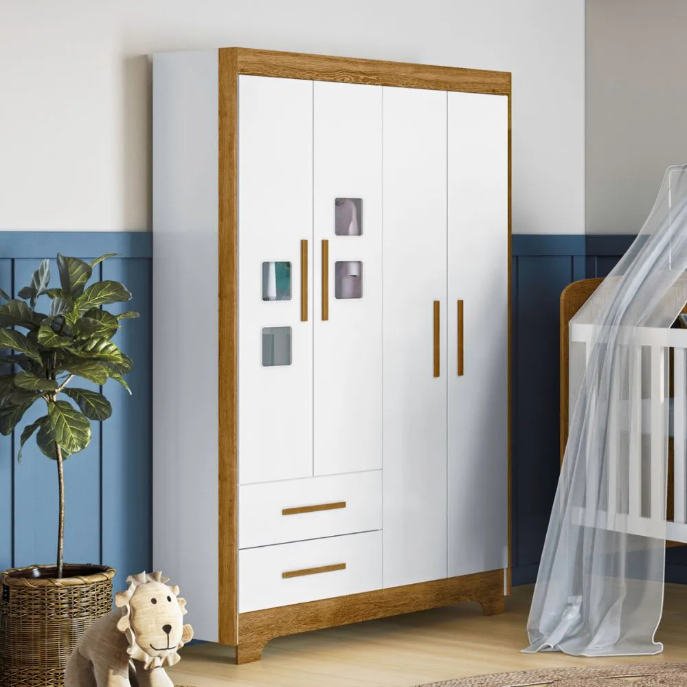 ROUPEIRO TIGUS FLY 4P - FLEX BRANCO/AMADERADO