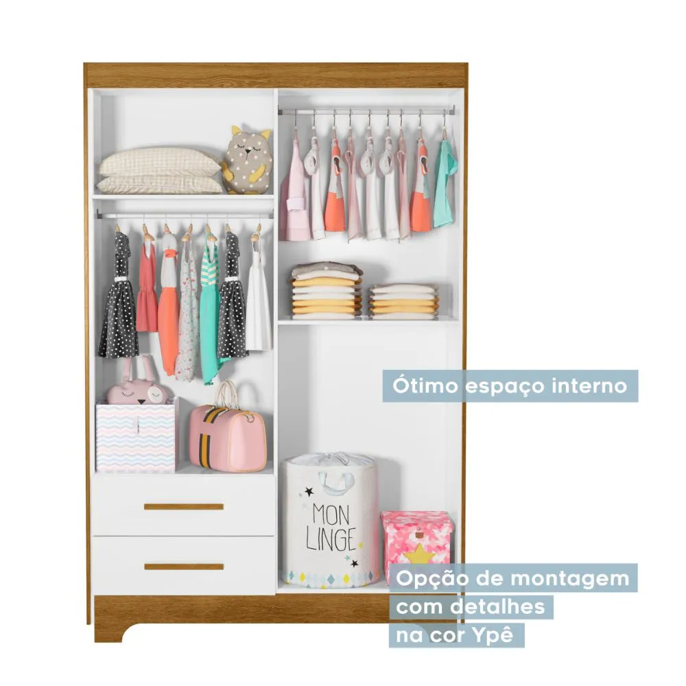 ROUPEIRO TIGUS FLY 4P - FLEX BRANCO/AMADERADO - Image 3